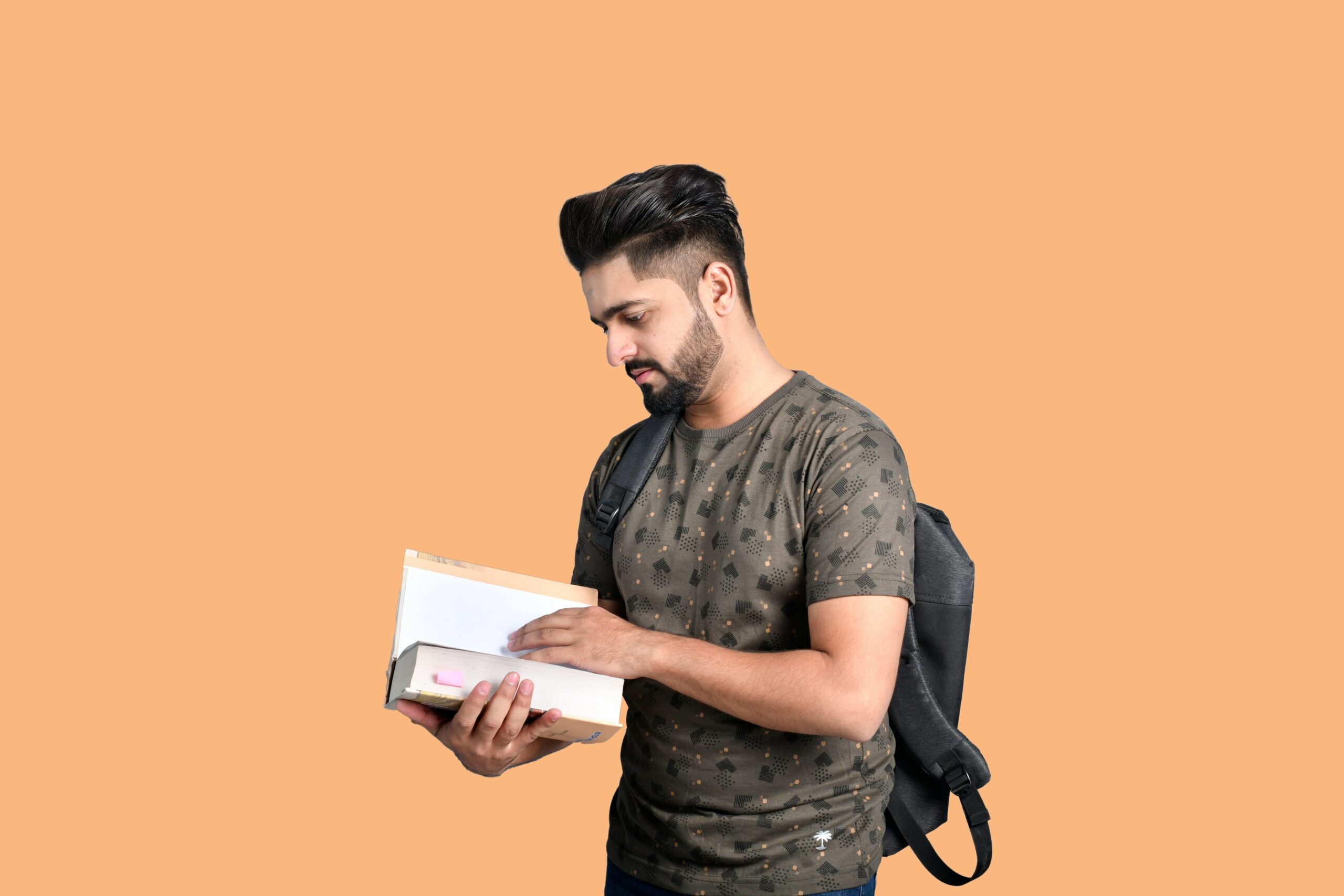 Illustration depicting a traveler with luggage beside text reading 'Smart Plans Save Lives'